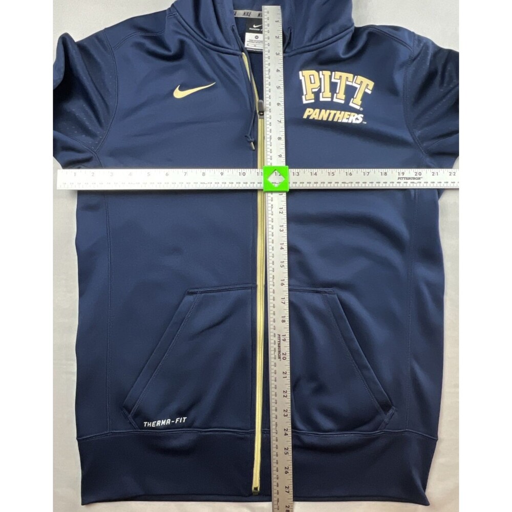 Nike Dri-Fit Pitt Panthers Full Zip Therma-Fit Hoodie Medium - Picture 6 of 6